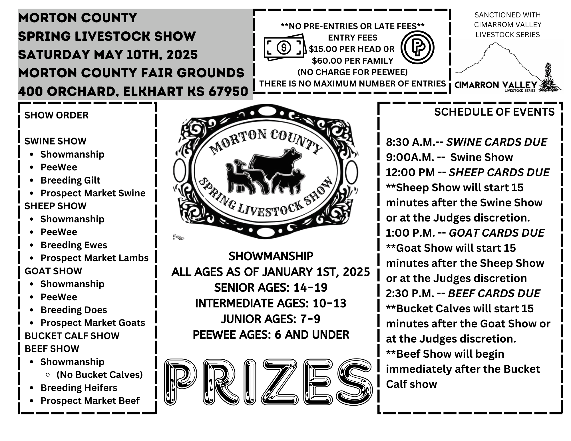 spring show flyer